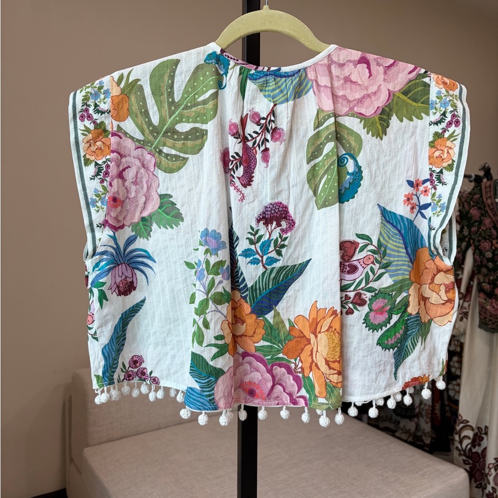 Farm Rio: Sweet Bloom Blouse - Picture 6 of 9